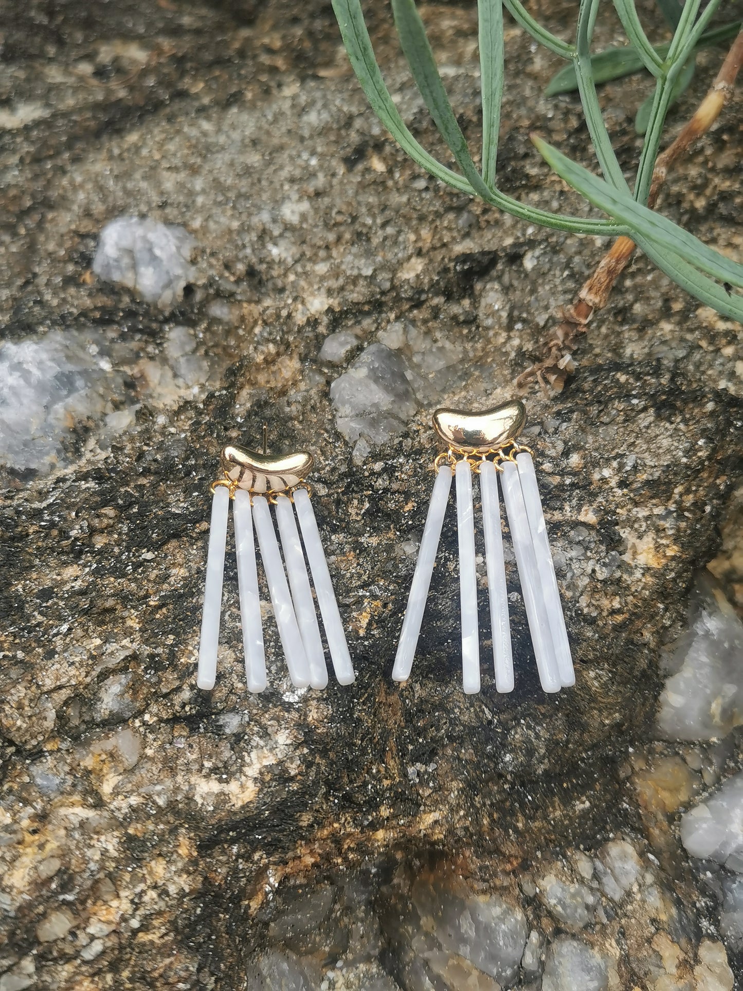 Boucles d'oreilles acétate "Gaby"